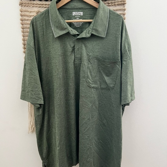 Duluth Trading Co Other - Duluth Trading Co Green Polo Shirt Relaxed Fit